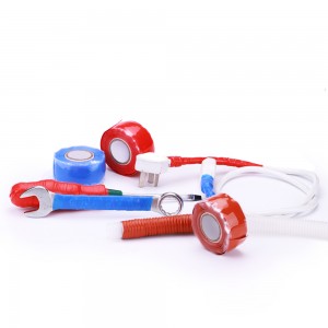 Miracle Wrap Féin fusing Silicone Rubber Téip leictreach chun a Chosaint Cáblaí Voltage Ard