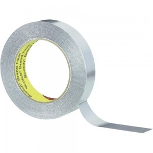 3M363L High Temperature Aluminum Foil Glass Cloth Tape Wrap Over Insulation Cables