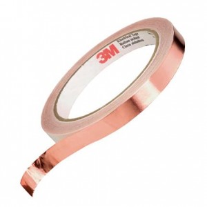 Cinta 3M1181 lámina de cobre con Adhesivos conductivos para blindaje EMI